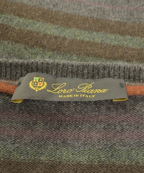 Loro Piana（ロロピアーナ）ニット・セーター 茶 サイズ:50(XL位) メンズ/2200612723030