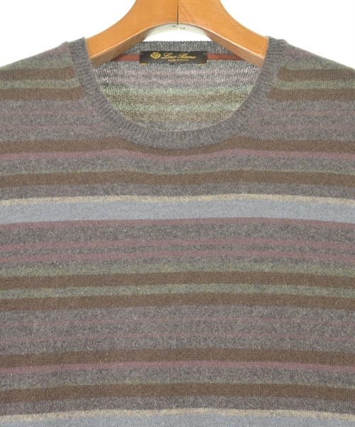 Loro Piana（ロロピアーナ）ニット・セーター 茶 サイズ:50(XL位) メンズ/2200612723030