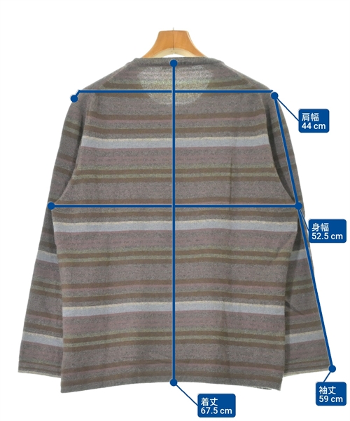 Loro Piana（ロロピアーナ）ニット・セーター 茶 サイズ:50(XL位) メンズ/2200612723030