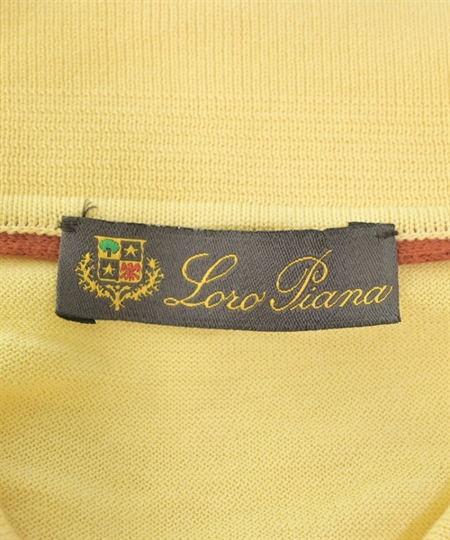 Loro Piana（ロロピアーナ）ポロシャツ 黄 サイズ:50(XL位) メンズ/2200612723047