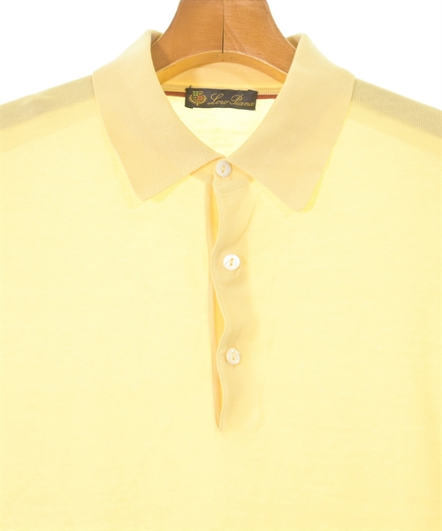 Loro Piana（ロロピアーナ）ポロシャツ 黄 サイズ:50(XL位) メンズ/2200612723047