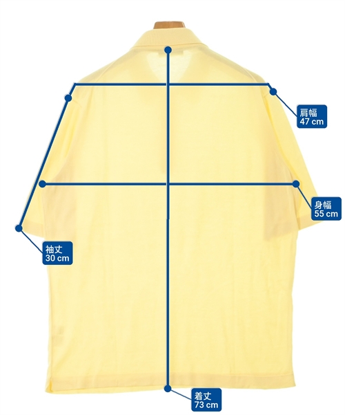 Loro Piana（ロロピアーナ）ポロシャツ 黄 サイズ:50(XL位) メンズ/2200612723047