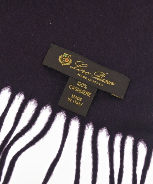 Loro Piana（ロロピアーナ）マフラー 紫 サイズ:- メンズ/2200618397020
