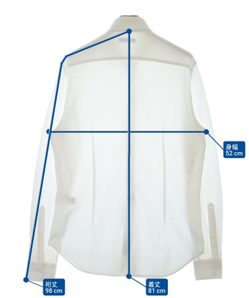 Loro Piana（ロロピアーナ）カジュアルシャツ 白 サイズ:L メンズ/2200670632138