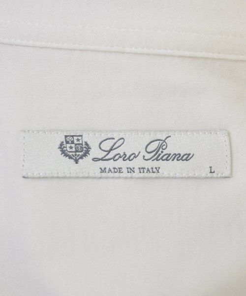 Loro Piana（ロロピアーナ）カジュアルシャツ 白 サイズ:L メンズ/2200670632145