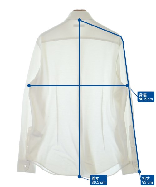 Loro Piana（ロロピアーナ）カジュアルシャツ 白 サイズ:L メンズ/2200670632145