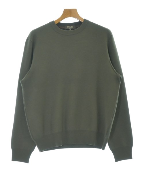Loro Piana(ロロピアーナ)ニット・セーター カーキ サイズ:50(XL位)/2200670632176