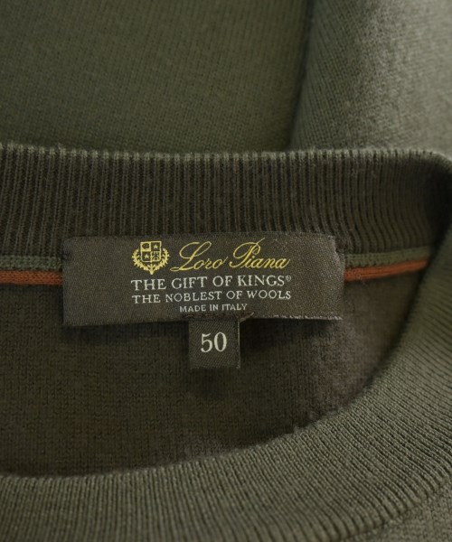Loro Piana（ロロピアーナ）ニット・セーター カーキ サイズ:50(XL位) メンズ/2200670632176