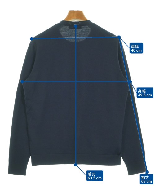 Loro Piana（ロロピアーナ）ニット・セーター 紺 サイズ:48(L位) メンズ/2200675305051