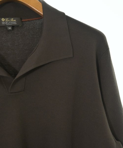 Loro Piana（ロロピアーナ）ニット・セーター 茶 サイズ:50(XL位) メンズ/2200677238234