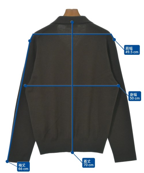 Loro Piana（ロロピアーナ）ニット・セーター 茶 サイズ:50(XL位) メンズ/2200677238234