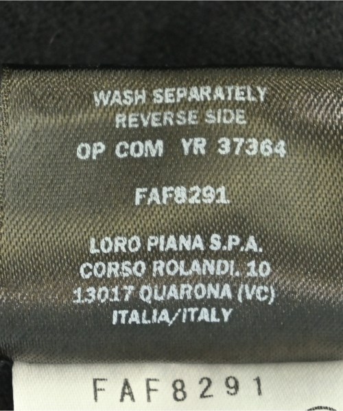 Loro Piana（ロロピアーナ）ニット・セーター 黒 サイズ:50(XL位) メンズ/2200677238319