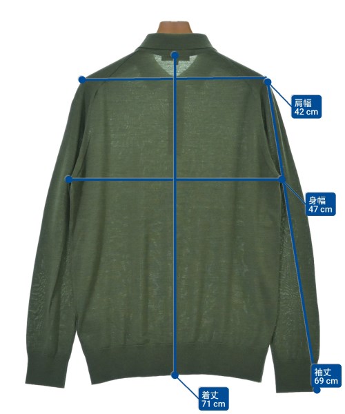 Loro Piana（ロロピアーナ）ニット・セーター 緑 サイズ:50(XL位) メンズ/2200677238326