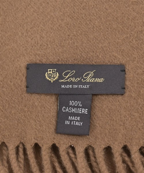 Loro Piana（ロロピアーナ）マフラー 茶 サイズ:- メンズ/2200657786052