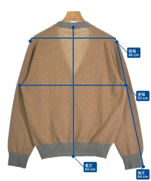 Loro Piana（ロロピアーナ）カーディガン ベージュ サイズ:52(XXL位) メンズ/2200657515034