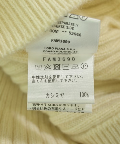 Loro Piana（ロロピアーナ）ニット・セーター 白 サイズ:XS レディース/2200708782057
