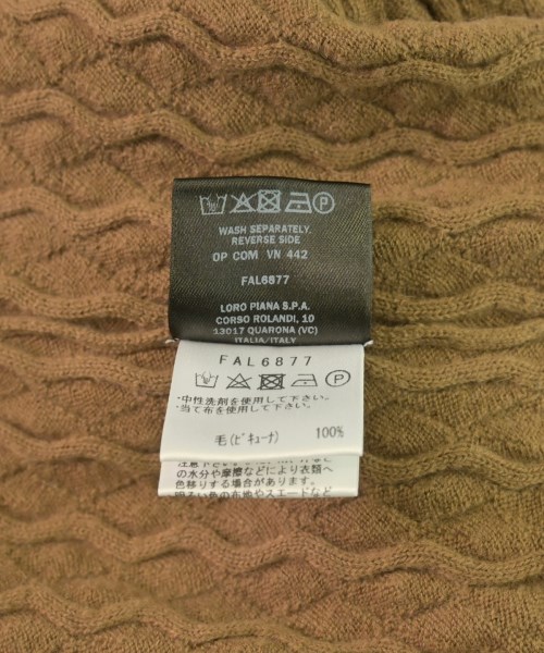 Loro Piana（ロロピアーナ）ニット・セーター 茶 サイズ:XS レディース/2200708782095