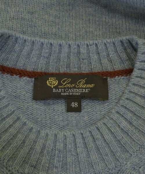 Loro Piana（ロロピアーナ）ニット・セーター 青 サイズ:48(L位) メンズ/2200716790051