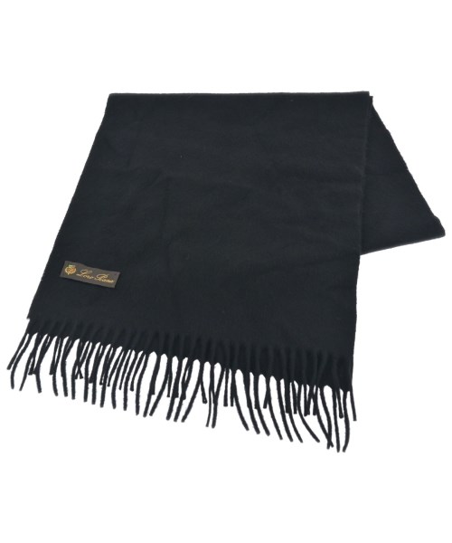 Loro Piana(ロロピアーナ)マフラー 黒 サイズ:-/2200646417028