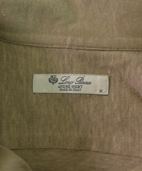 Loro Piana（ロロピアーナ）カジュアルシャツ ベージュ サイズ:M メンズ/2200638269222