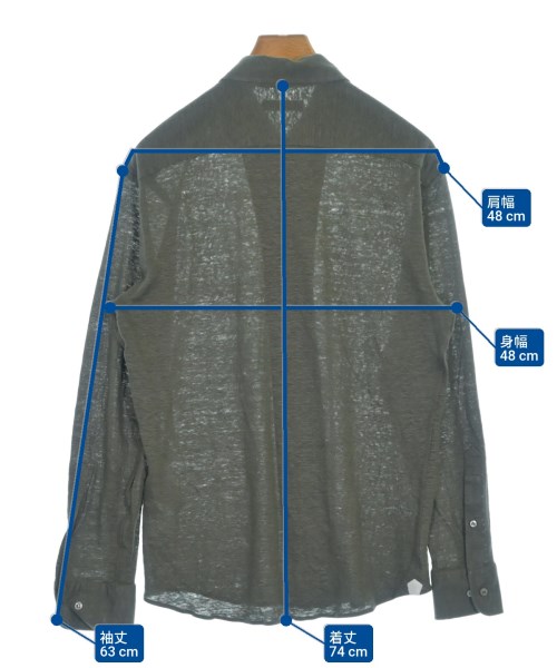 Loro Piana（ロロピアーナ）カジュアルシャツ カーキ サイズ:M メンズ/2200638269239