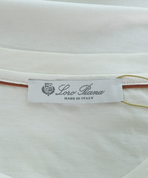 Loro Piana（ロロピアーナ）Tシャツ・カットソー 白 サイズ:S メンズ/2200653222059