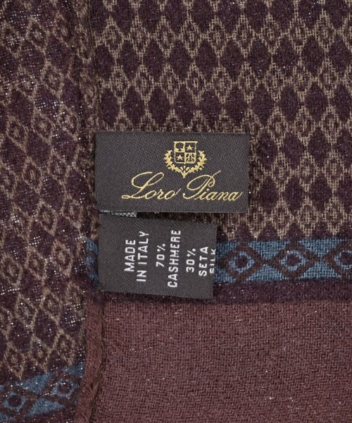 Loro Piana（ロロピアーナ）ストール 茶 サイズ:- メンズ/2200654098479