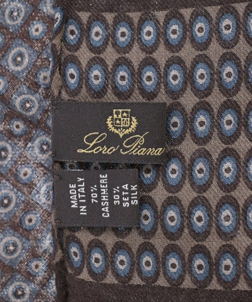 Loro Piana（ロロピアーナ）ストール 茶 サイズ:- メンズ/2200654098486