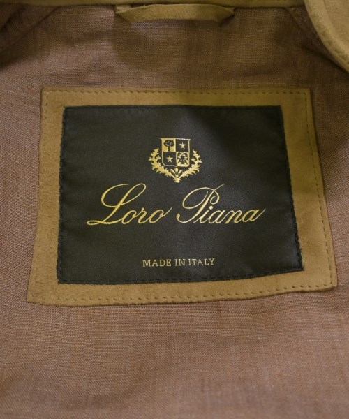 Loro Piana（ロロピアーナ）ライダース ベージュ サイズ:50(XL位) メンズ/2200703023018
