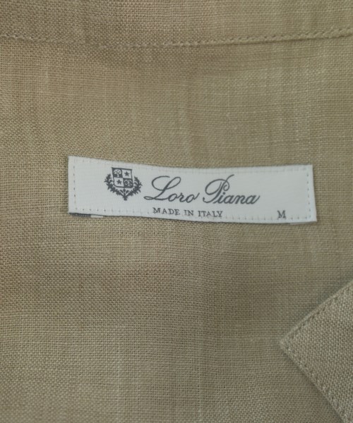 Loro Piana（ロロピアーナ）カジュアルシャツ ベージュ サイズ:M メンズ/2200699774307