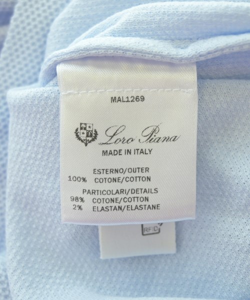 Loro Piana（ロロピアーナ）ポロシャツ 青 サイズ:L メンズ/2200699774376