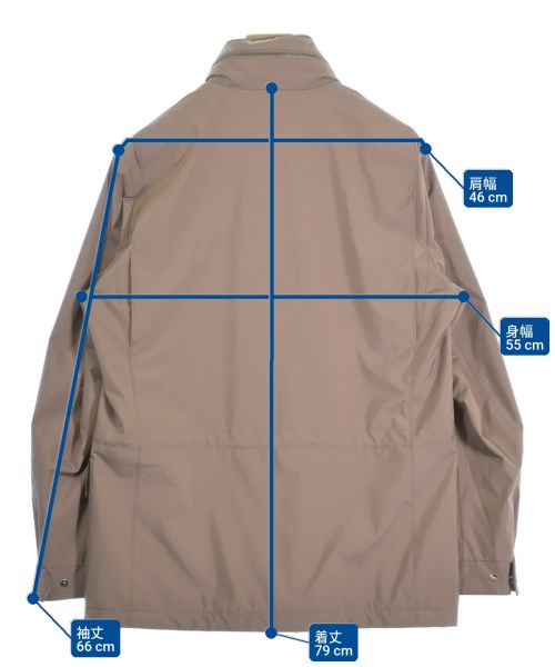 Loro Piana（ロロピアーナ）ミリタリーブルゾン 茶 サイズ:48(L位) メンズ/2200703919199