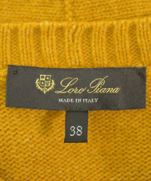 Loro Piana（ロロピアーナ）ニット・セーター 黄 サイズ:38(S位) レディース/2200664898076