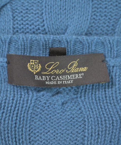 Loro Piana（ロロピアーナ）ニット・セーター 青 サイズ:M メンズ/2200663782345