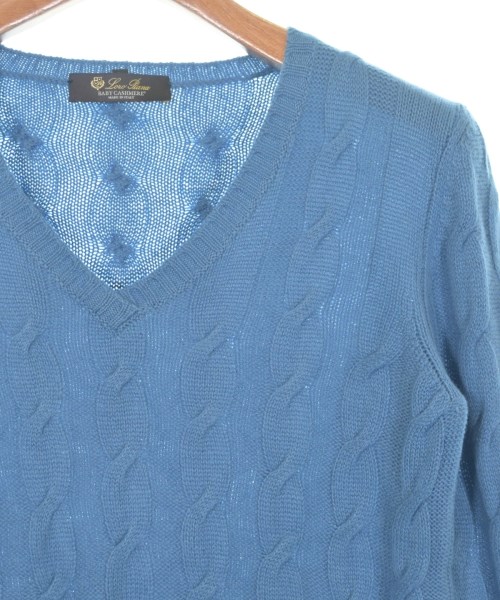 Loro Piana（ロロピアーナ）ニット・セーター 青 サイズ:M メンズ/2200663782345