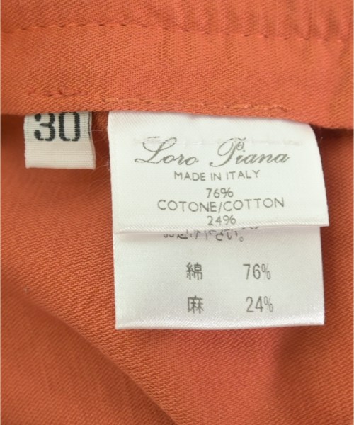 Loro Piana（ロロピアーナ）その他 オレンジ サイズ:30(M位) メンズ/2200723933052