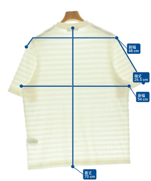 Loro Piana（ロロピアーナ）Tシャツ・カットソー 白 サイズ:M メンズ/2200721295220