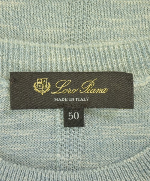 Loro Piana（ロロピアーナ）ニット・セーター 青 サイズ:50(XL位) メンズ/2200721295237