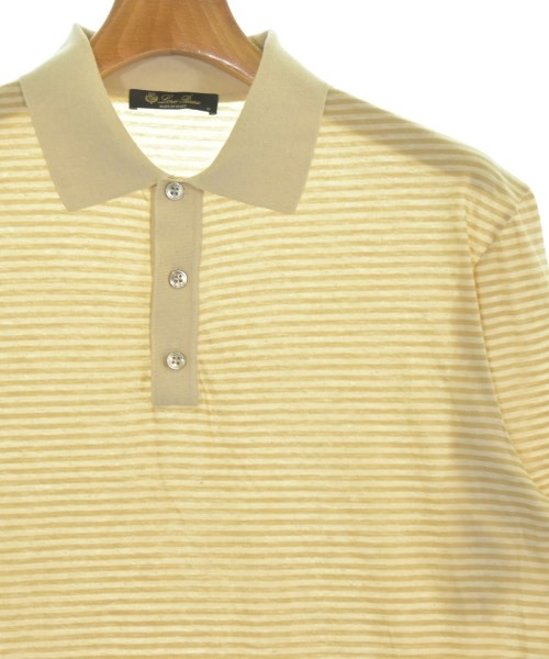 Loro Piana（ロロピアーナ）ポロシャツ ベージュ サイズ:M メンズ/2200721295282