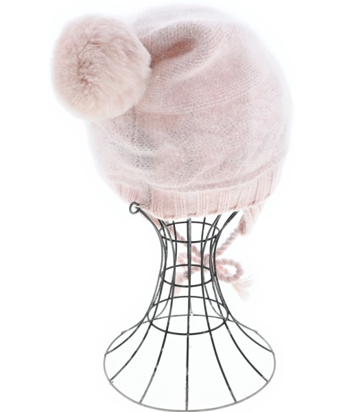 Loro Piana（ロロピアーナ）ニットキャップ・ビーニー ピンク サイズ:S レディース/2200726340284