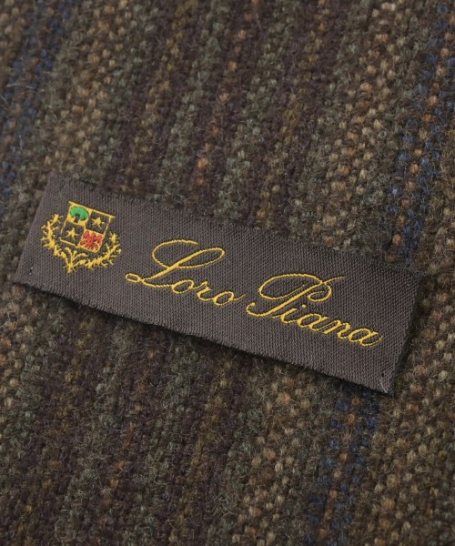 Loro Piana（ロロピアーナ）マフラー 茶 サイズ:- メンズ/2200723822622