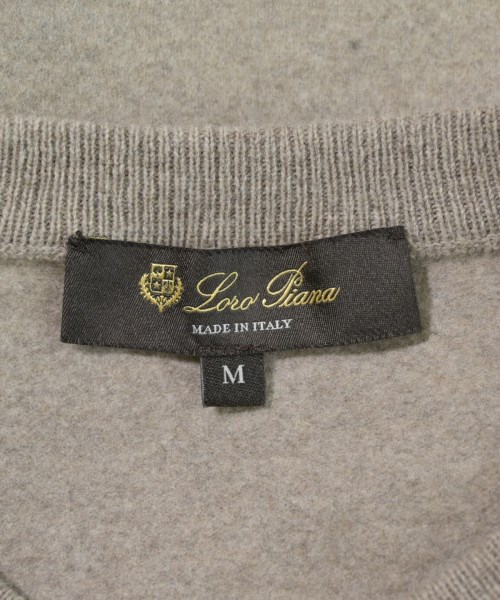 Loro Piana（ロロピアーナ）ニット・セーター グレー サイズ:M メンズ/2200682244145