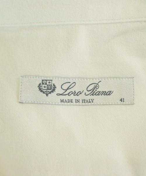 Loro Piana（ロロピアーナ）カジュアルシャツ 白 サイズ:41(XL位) メンズ/2200682244169