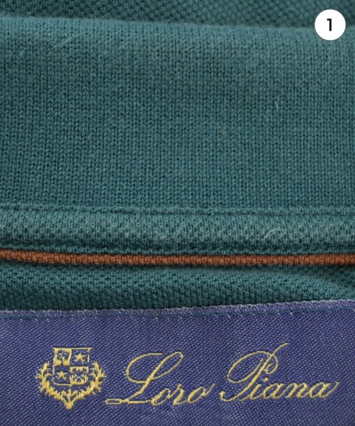 Loro Piana（ロロピアーナ）ポロシャツ 緑 サイズ:XL メンズ/2200686710134