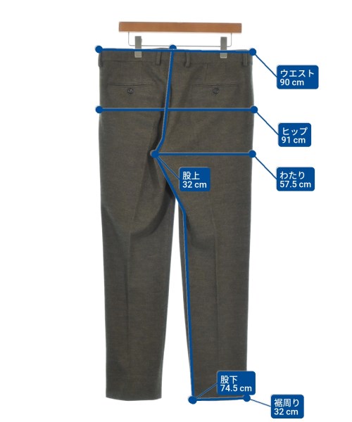 Loro Piana（ロロピアーナ）スラックス カーキ サイズ:50(XL位) メンズ/2200691693095