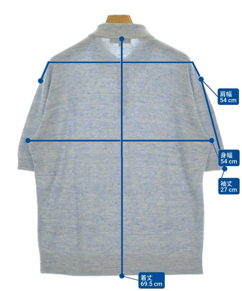Loro Piana（ロロピアーナ）ニット・セーター 青 サイズ:50(XL位) メンズ/2200691835013