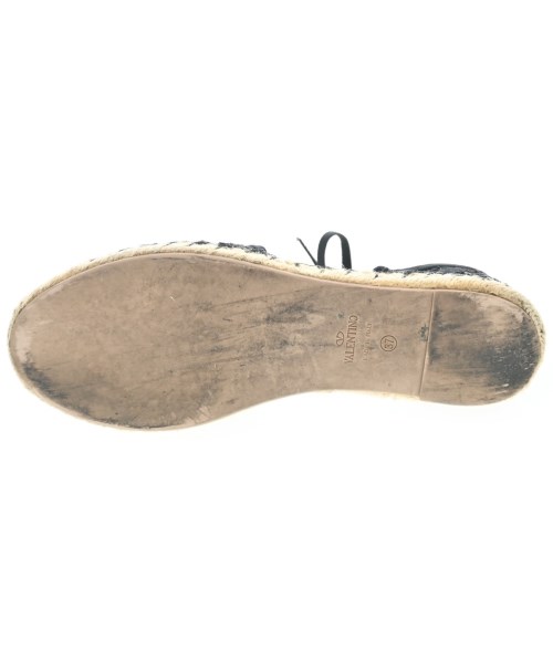 VALENTINO GARAVANI（ヴァレンティノガラヴァーニ）エスパドリーユ 黒 サイズ:EU37(23.5cm位) レディース/2200619919023