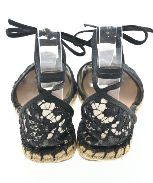 VALENTINO GARAVANI（ヴァレンティノガラヴァーニ）エスパドリーユ 黒 サイズ:EU37(23.5cm位) レディース/2200619919023