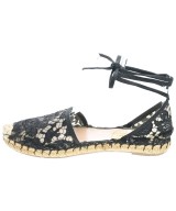 VALENTINO GARAVANI（ヴァレンティノガラヴァーニ）エスパドリーユ 黒 サイズ:EU37(23.5cm位) レディース/2200619919023