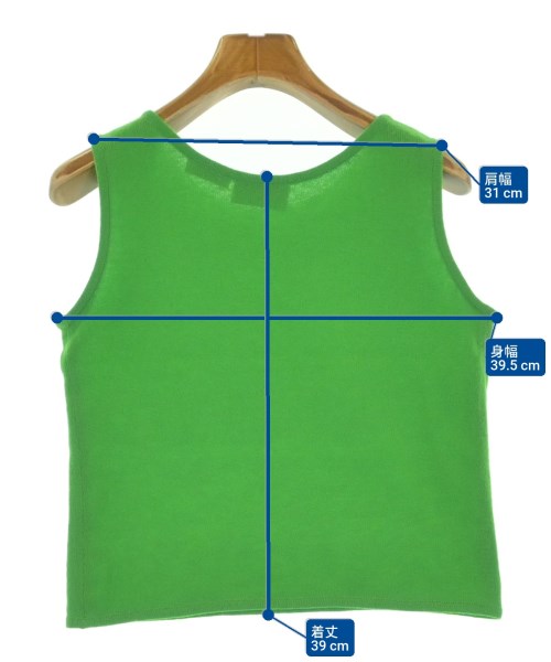 VALENTINO GARAVANI（ヴァレンティノガラヴァーニ）ベスト 緑 サイズ:-(S位) レディース/2200639542089